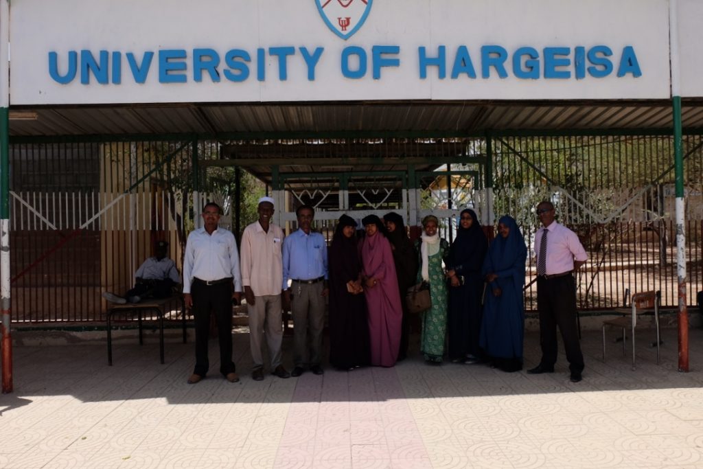 Dr Sada Mire meeting the students of Hargeisa University, 2015